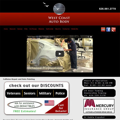auto body repair website